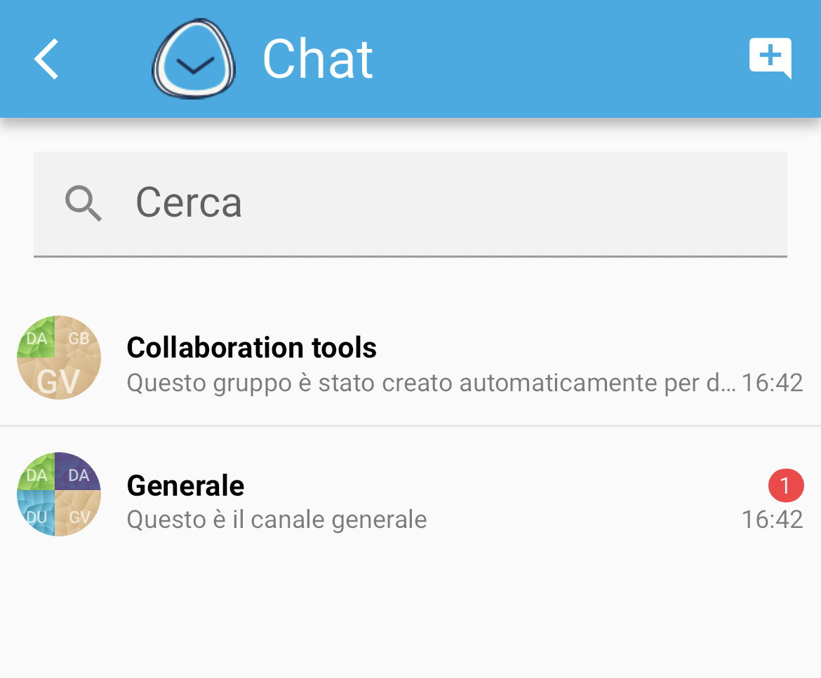 Elenco chat EasyHour