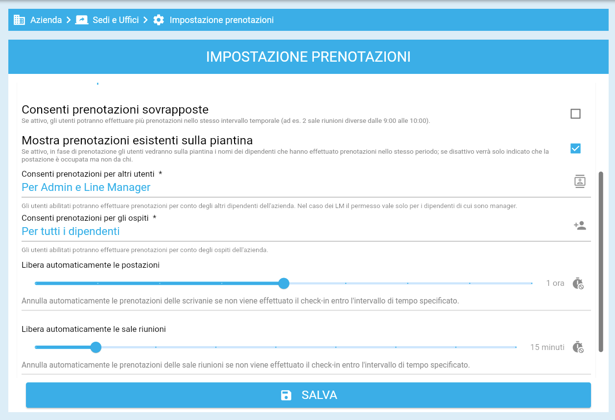 Sale riunioni e phone booth meno no-show, più focus