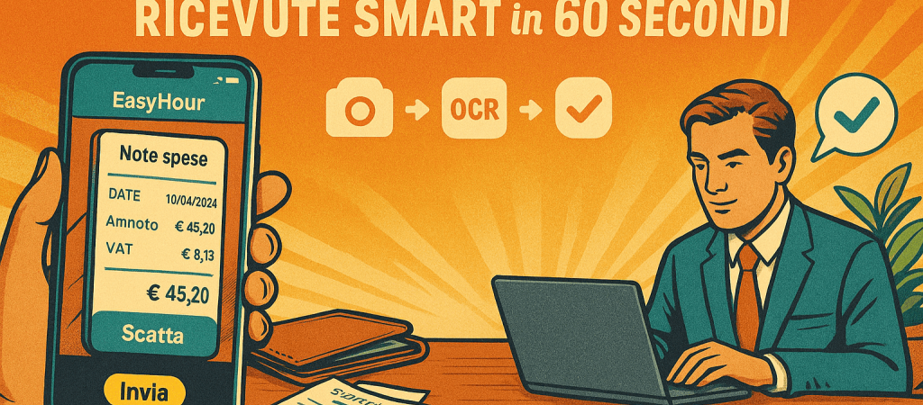 Note spese senza caos: ricevute smart in 60 secondi