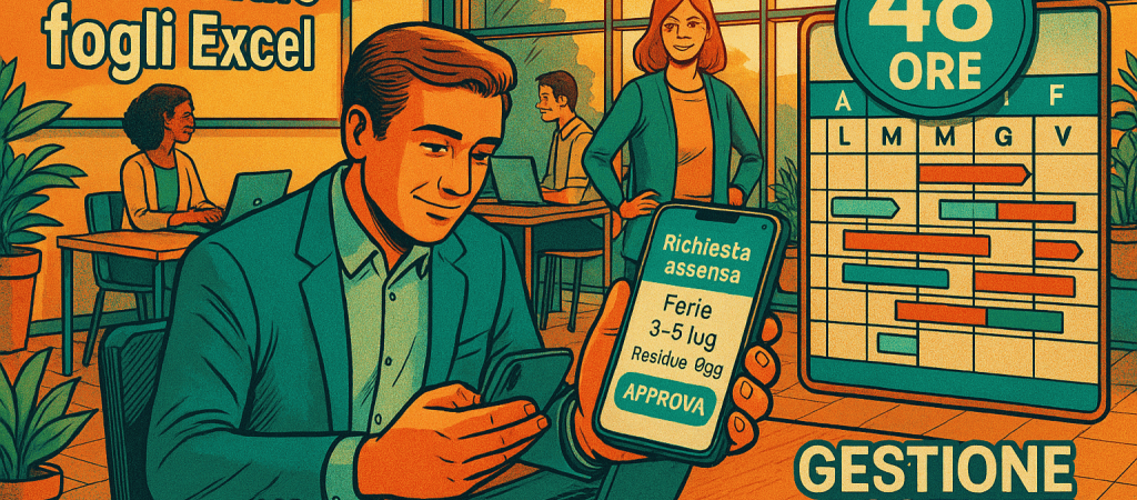 PMI: addio fogli Excel, approvazioni assenze in 48 ore